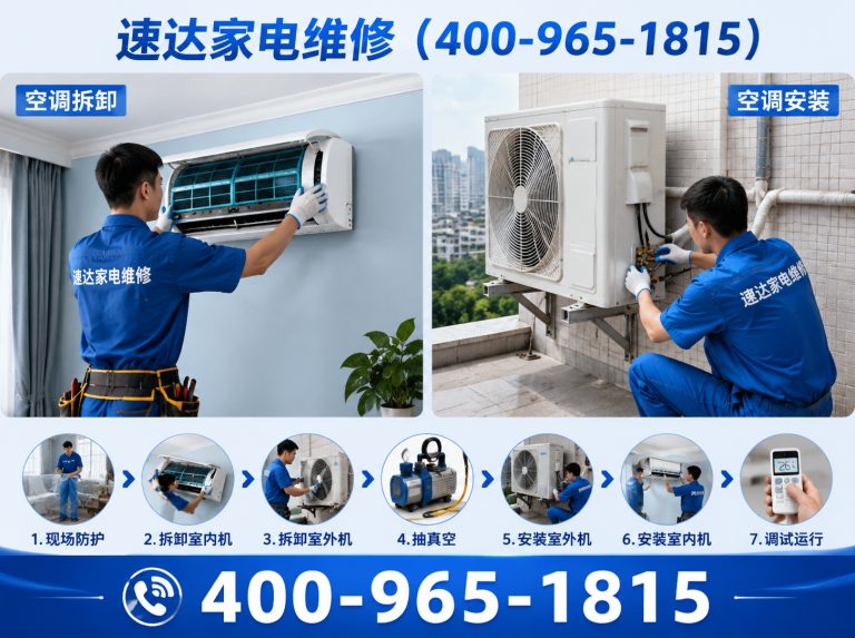 石河子空调拆装展示图